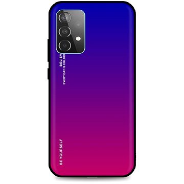 TopQ LUXURY Samsung A52 pevný duhový fialový 55672 (Sun-55672)
