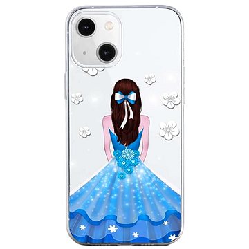 TopQ iPhone 13 mini silikon Blue Princess 64725 (Sun-64725)