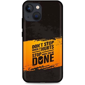 TopQ iPhone 13 mini silikon Don't Stop 65454 (Sun-65454)