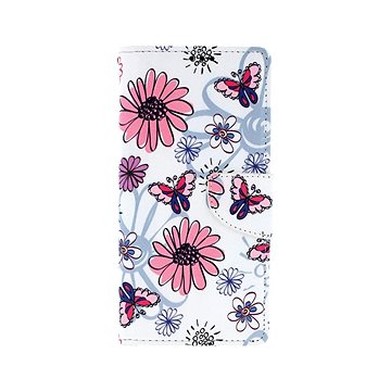 TopQ Xiaomi Redmi Note 8 Pro knížkové Flowers 46146 (Sun-46146)