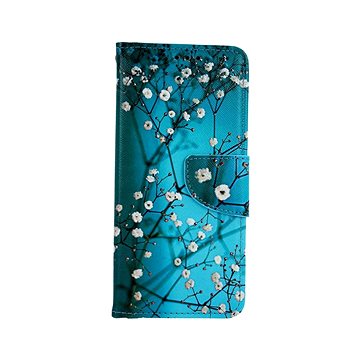 TopQ Xiaomi Redmi Note 8T knížkové Modré s květy 46854 (Sun-46854)