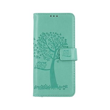 TopQ Samsung A22 5G knížkové Zelený strom sovičky 66867 (Sun-66867)