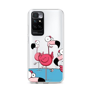 TopQ Xiaomi Redmi 10 silikon Cartoon Flamingos 66559 (Sun-66559)