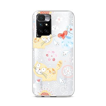 TopQ Xiaomi Redmi 10 silikon Happy Cats 66534 (Sun-66534)