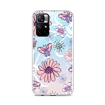 TopQ Xiaomi Redmi Note 11 silikon Flowers 67325 (Sun-67325)