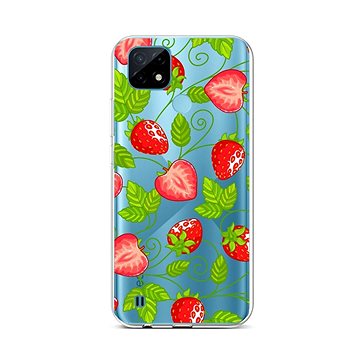 TopQ Realme C21 silikon Strawberries 66838 (Sun-66838)