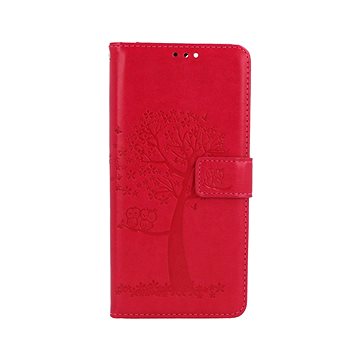 TopQ Xiaomi Redmi Note 11 Pro knížkové Tmavě růžový strom sovičky 67748 (Sun-67748)