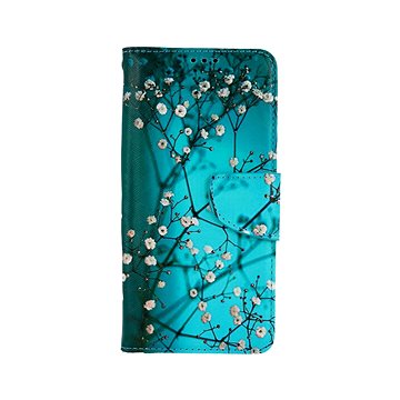 TopQ Xiaomi Redmi Note 7 knížkové Modré s květy 67737 (Sun-67737)