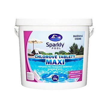 Sparkly POOL Tablety do bazénu chlorové MAXI 5 kg