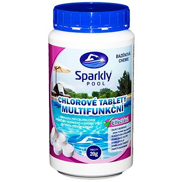 Sparkly POOL Tablety do bazénu chlorové 6v1 multifunkční 20g 1 kg