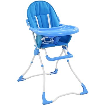 Dětská jídelní židlička modro-bílá (1187,19)