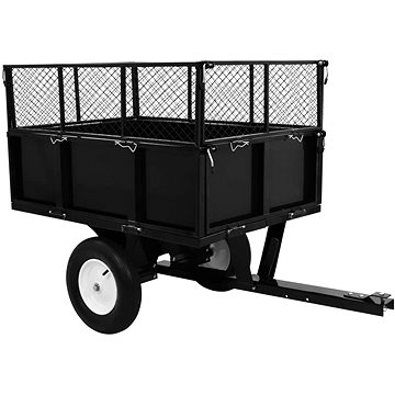 Sklápěcí přívěsný vozík za zahradní traktor nosnost 300 kg 145813
