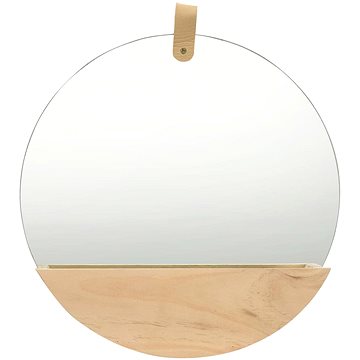 Nástěnné zrcadlo masivní borovice 35 cm (322801)