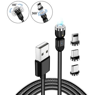 Statik USB kabel 3v1 2m (810024052592)
