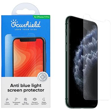 Ocushield Tvrzené sklo s filtrem blue-light pro iPhone 11/Pro/XS/X (OCUIPHONE11PXS)