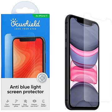 Ocushield Tvrzené sklo s filtrem blue-light pro iPhone 11/XR (OCUIPHONEXRZ)