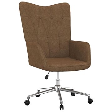 Relaxační židle taupe textil, 327642 (327642)