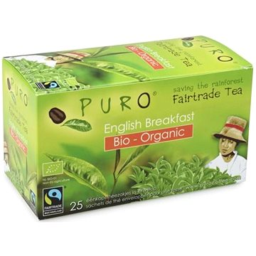 Puro Fairtrade BIO čaj porcovaný Breakfast černý 25x2g (531225)