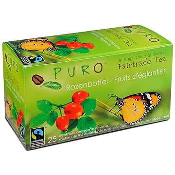 Puro Fairtrade čaj porcovaný šípek ibišek 25x2g (550165)