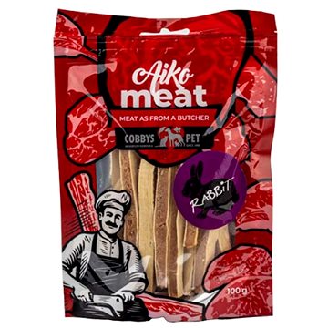 Cobbys Pet Aiko Meat sušené králičí maso s treskou 100g (6940)