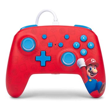 PowerA Enhanced Wired Controller - Woo-hoo! Mario - Nintendo Switch (617885025815)