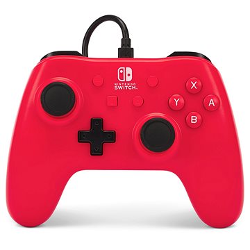 PowerA Wired Controller – Raspberry Red - Nintendo Switch (NSGP0142-01)