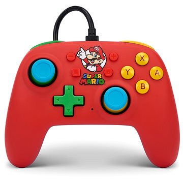 PowerA Wired Nano Controller - Mario Medley - Nintendo Switch (NSGP0123-01)