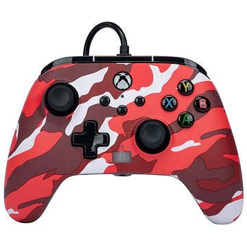 PowerA Enhanced Wired Controller - Red Camo - Xbox (1525942-01)