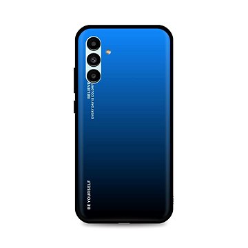 TopQ Kryt LUXURY Samsung A04s pevný duhový modrý 88123 (88123)