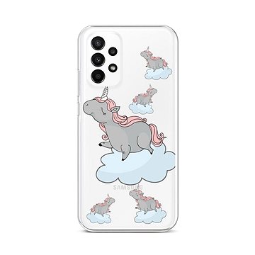 TopQ Kryt Samsung A23 5G Grey Unicorns 87096 (87096)