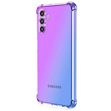 TopQ Kryt Samsung A04s Shock duhový fialovo-modrý 87090 (87090)