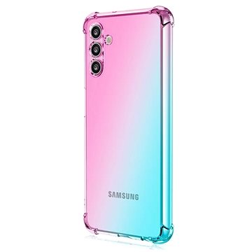 TopQ Kryt Samsung A04s Shock duhový mentolovo-růžový 87089 (87089)