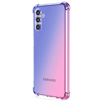 TopQ Kryt Samsung A04s Shock duhový modro-růžový 87085 (87085)