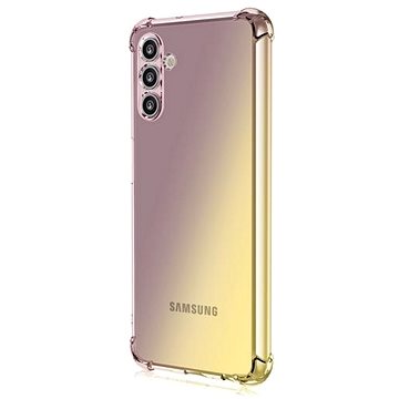 TopQ Kryt Samsung A04s Shock duhový purpurovo-žlutý 87084 (87084)