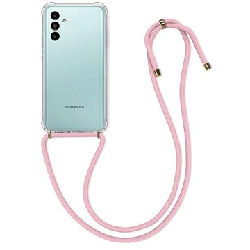 TopQ Kryt Samsung A13 5G s růžovou šňůrkou průhledný 87033 (87033)