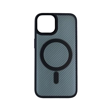 TopQ Kryt Magnetic Carbon iPhone 14 pevný tmavý 87011 (87011)