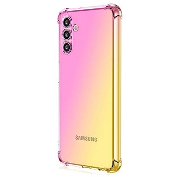 TopQ Kryt Samsung A13 5G Shock duhový růžovo-žlutý 87005 (87005)