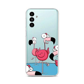 TopQ Kryt Samsung A13 5G Cartoon Flamingos 86997 (86997)