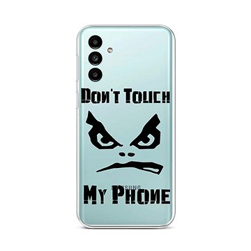 TopQ Kryt Samsung A13 5G Don't Touch průhledný 86991 (86991)