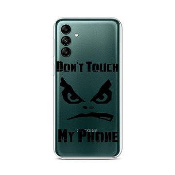 TopQ Kryt Samsung A04s Don´t Touch průhledný 86964 (86964)