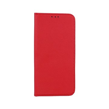 TopQ Pouzdro Samsung S21 FE Smart Magnet knížkové červené 86929 (86929)
