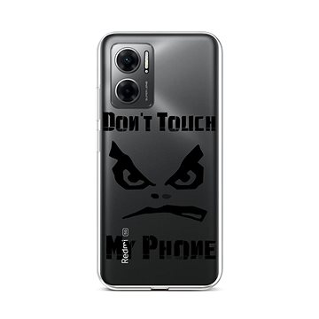 TopQ Kryt Xiaomi Redmi 10 5G Don't Touch průhledný 86434 (86434)