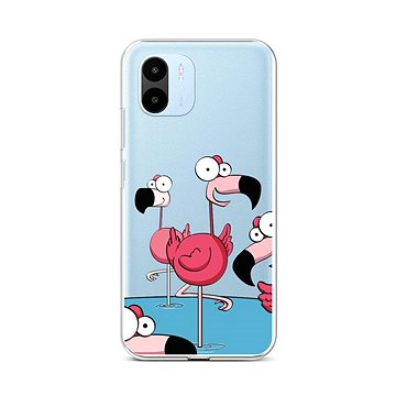 TopQ Kryt Xiaomi Redmi A1 Cartoon Flamingos 86191 (86191)