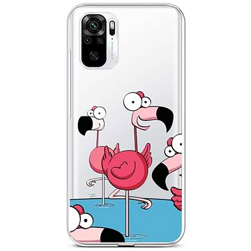 TopQ Kryt Xiaomi Redmi Note 10S Cartoon Flamingos 85988 (85988)