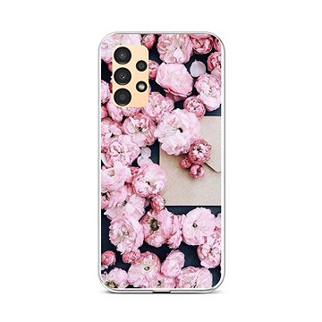 TopQ Kryt Samsung A13 Růžové květy 85214 (85214)
