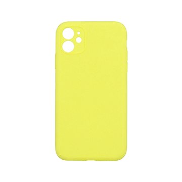TopQ Kryt Essential iPhone 11 žlutý 85034
