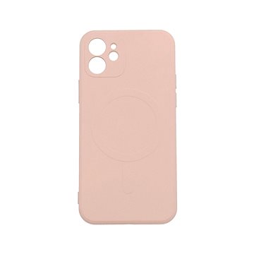 TopQ Kryt iPhone 12 s MagSafe světle růžový 84982 (84982)