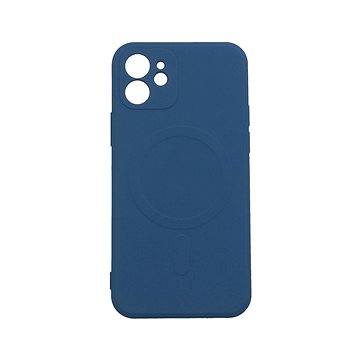TopQ Kryt iPhone 12 s MagSafe tmavě modrý 84978 (84978)