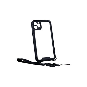 TopQ Kryt Carbon iPhone 11 Pro Max odolný průhledný se šňůrkou 84797 (84797)