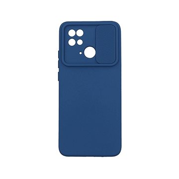 TopQ Kryt Camshield Soft Xiaomi Redmi 10C tmavě modrý 84511 (84511)